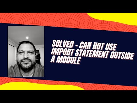Syntaxerror - Can Not Use Import Statement Outside A Module | Es6 Vs  Commonjs Modules In Nodejs - Youtube