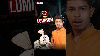 Day 29: SIP vs Lumpsum Investment #100daysofstockmarket #stockmarket  #shorts