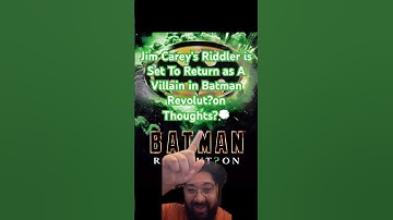 Jim Carey’s Riddler is Set To Return as A Villain in Batman Revolut?on Thoughts?💭#dc #batman89 #ad