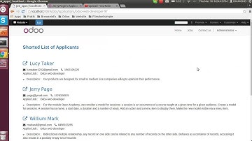 How to Schedule Interview date for Applicant (HR module) for website? | Odoo Apps Features #odoo