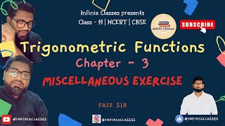 Class 11 Maths Chapter 3: Trigonometric Functions - Miscellaneous Exercise | Complete Solutions