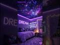 Deep purple epoxy room dream unlocked 🔓😱 #youtobeshort #interiordesign #roomtransformation #renova