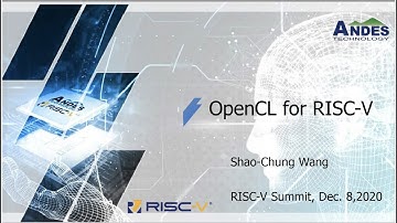 Andes OpenCL for RISC-V
