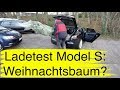 #28 Ladetest Tesla Model S: Passt der 2,5 - Meter Weihnachtsbaum rein?