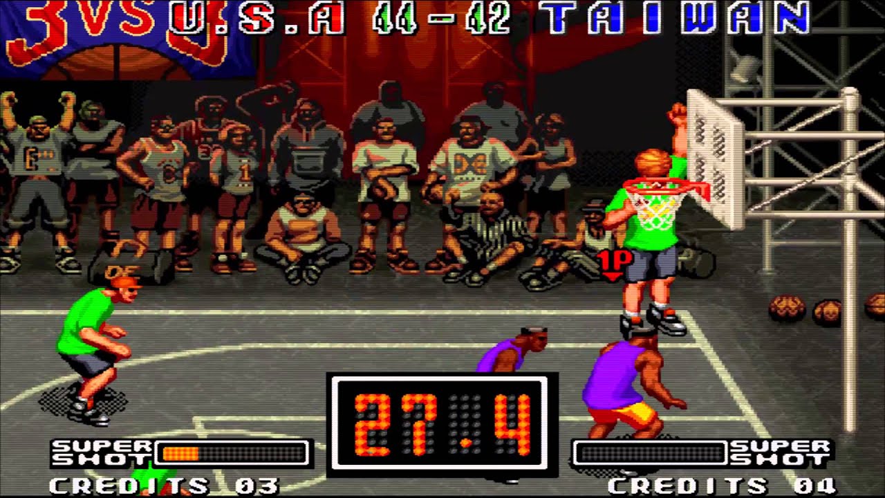 Street Hoop video inceleme (retro arcade game) 1080p Full HD YouTube