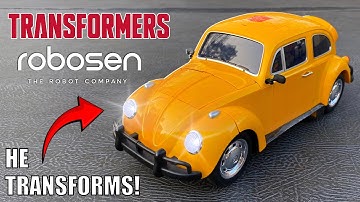 WOW! The Worlds FIRST Auto Transforming BUMBLEBEE! Robosen Transformers FLAGSHIP Edition Review