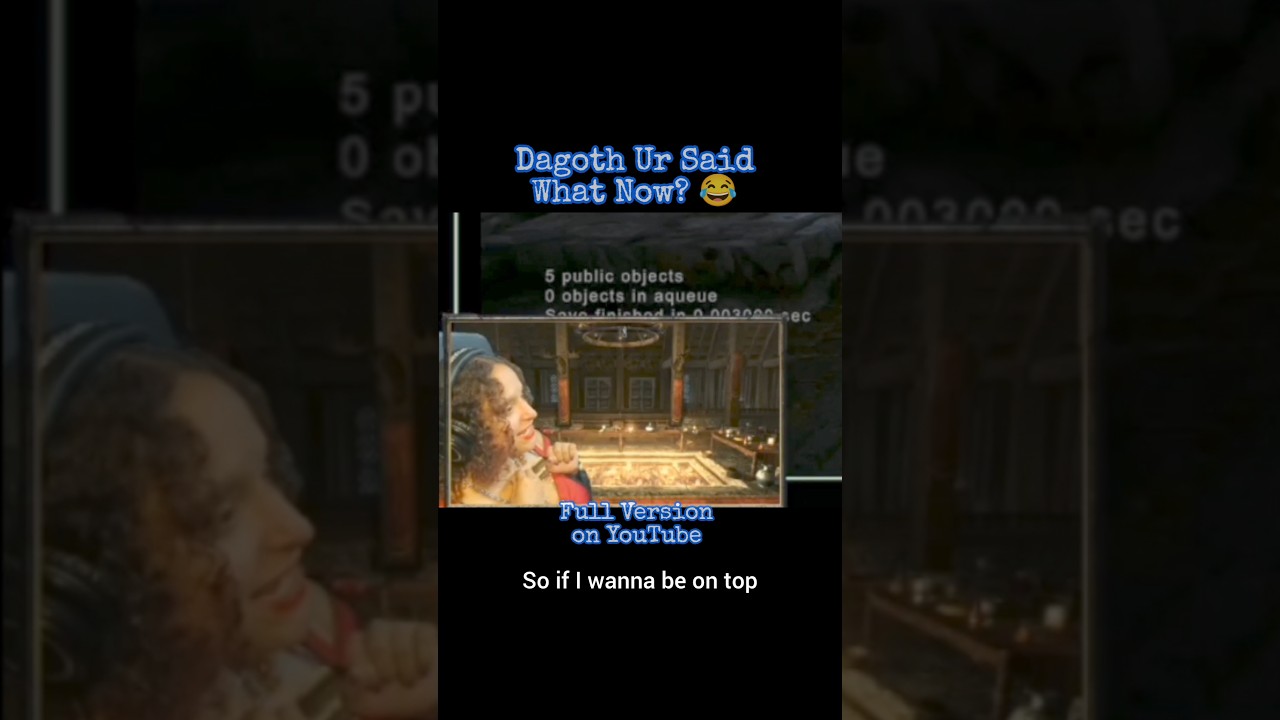 Dagoth Ur Said What Now? 😂 | Stream Tomorrow Night #evarasmysticjourneys #Skryimse #DagothUrMod