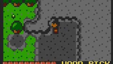 The Monk Atari 8bit game for Abbuc 2016 compo. Test gameplay.