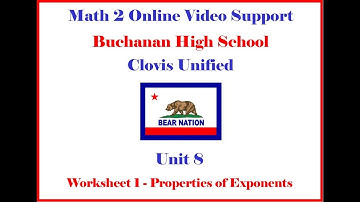 Math 2 Unit 8 WS 1 Homework Help Morgan