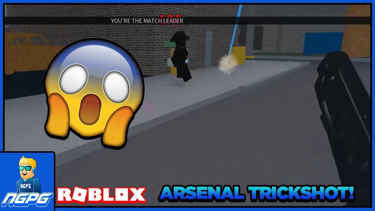 Insane Railgun Trickshot Roblox Arsenal Youtube - roblox arsenal