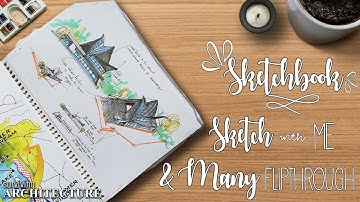 Architecture Sketchbook Tour / Architectural Design Process Vol3