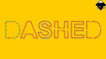 Create Editable Dashed Outlines for Text in Inkscape