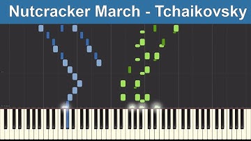 Nutcracker March - Tchaikovsky - Synthesia Piano Tutorial