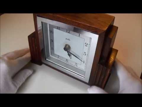 TGV's Restoration Of An Antique British 1930s Art Deco Bentima Mantel Clock