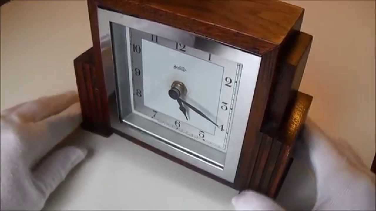 mantel clock for sale TGV's Restoration Of An Antique British 1930s Art Deco Bentima Mantel Clock
