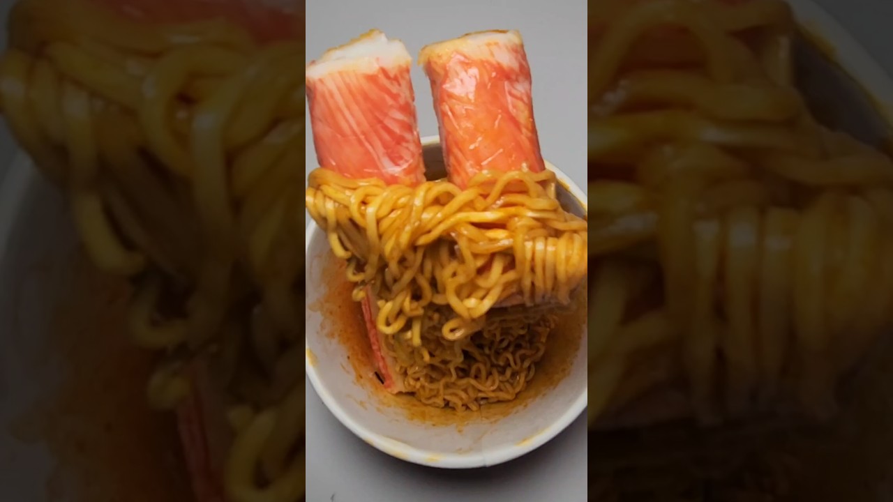 Buldak Ramen with Crab Sticks – Spicy & Delicious! 