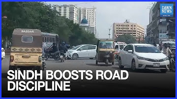 Sindh Introduces Stricter Traffic Fines, Demerit Points to Improve Road Safety | Dawn News English