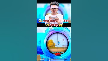 🤯Jonathan हैकर spray🥶🤯Jonathan 1v3 🤬spray clutch😱
