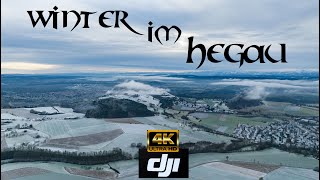 Hegau Im Schneekleid Von Oben - Dji Mavic 3 - 4K Uhd