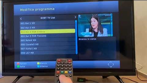 Spostamento Manuale dei Canali - DECODER Digitale Terrestre DVBT2  MACWICK su Amazon
