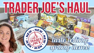 Trader Joe’s Haul with a Taste Test of the NEW Spring Items!