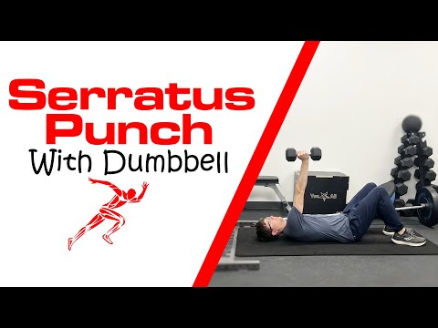 Serratus Punch With Dumbbell video thumbnail