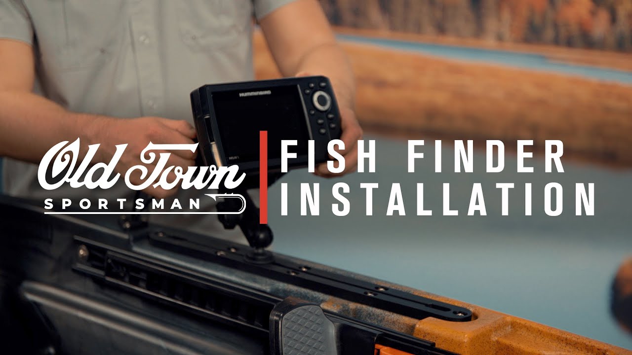 Old Town Sportsman How To Install a Fish Finder YouTube