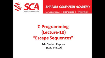 (Lec-9) Using "getch()" function in C program by Sachin Kapoor