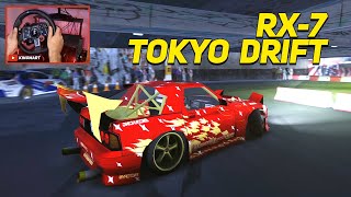 FR Legends Mazda RX-7 at Tokyo Drift Parking!