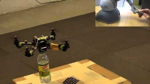 UAV Haptic Teleoperation over the Internet