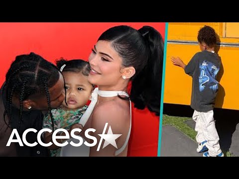 Kylie Jenner Shares Travis Scott's School Bus Surprise For Stormi