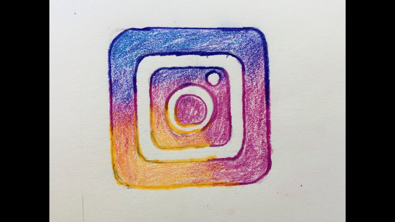 How To Draw Instagram Logo Drawing Tutorial Easy - vrogue.co