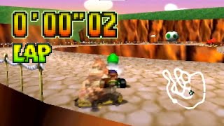 Mario Kart 64 - Yoshi Valley SC lap - 0.02 (NTSC)