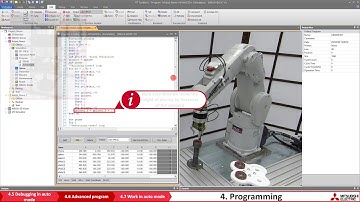 Robot Melfa programming – Lesson 4.6 Advanced program