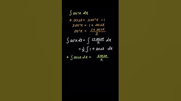 Easy and Simple Way to integrate cos^2x