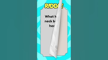 Mind-Bending Riddle: What Has a Neck but No Head?