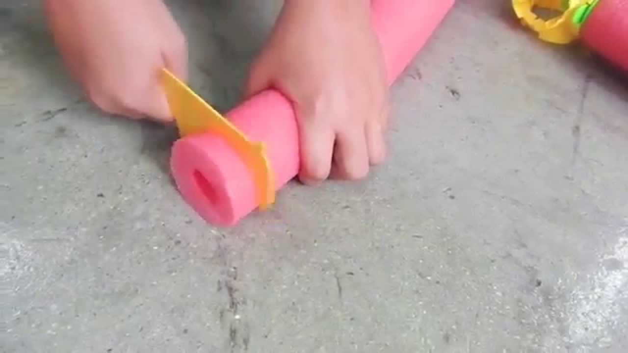 Amazing Construction Toy For Pool Noodles Play House Build Up Youtube 