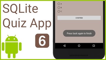 Multiple Choice Quiz App with SQLite Integration Part 6 -STARTACTIVITYFORRESULT & SHARED PREFERENCES