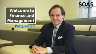 Welcome to Finance and Management - Postgraduate