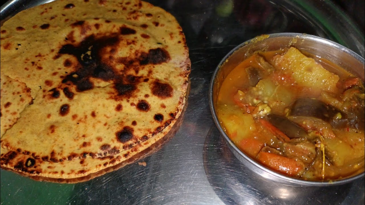 बैंगन और बेसन की रोटी Tripathi's kitchen is live!