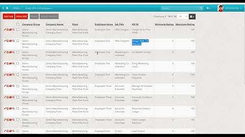 How to assign multiple KPI to multiple Employees depending on Job Title in HRMS and Payroll.