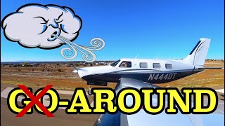 Forced Landing | Failed GoAround in Santa Rosa | PA46 Piper Malibu