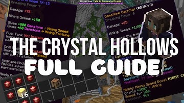 THE CRYSTAL HOLLOWS: Hypixel Skyblock 0.12 Update | The Full Guide To The Dwarven Mines Part 2