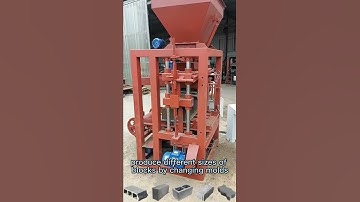 video detailed introduciton of QT4-24 block machine operation 2022