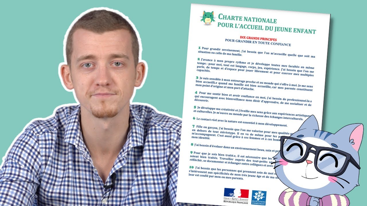 10 PRINCIPES DE LA CHARTE D'ACCUEIL DU JEUNE ENFANT À RETENIR