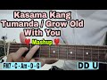 Grow Old With You Guitar Tutorial - Mashup (EASY CHORDS)