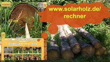 my free online wood log pile volume calculator - part 1 :-)