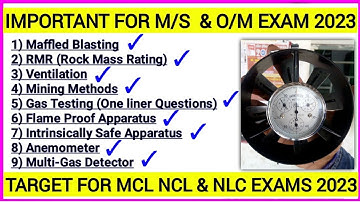 Lecture : 06 | Target for MCL NCL & NLC Examination 2023 #mcl #ncl #nlc