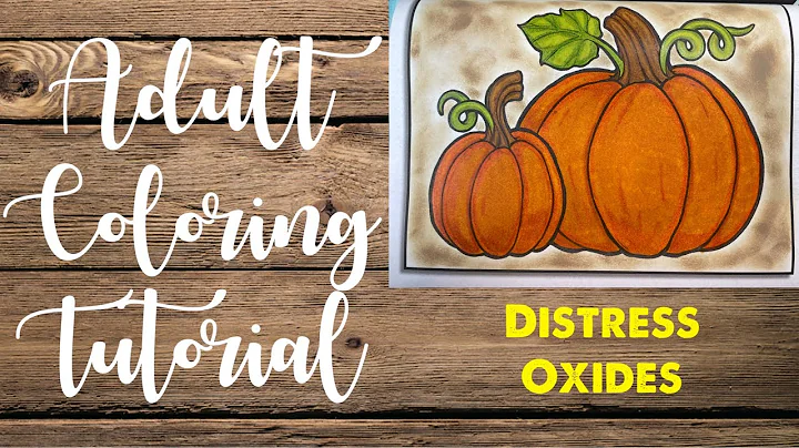 Adult Coloring Tutorial Part 3: Distress Oxides