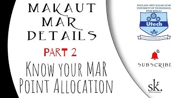 MAKAUT MAR Points 2021 PART 2 | Special MAKAUT MAR Points in Lock down | MAR Points Marking 2021